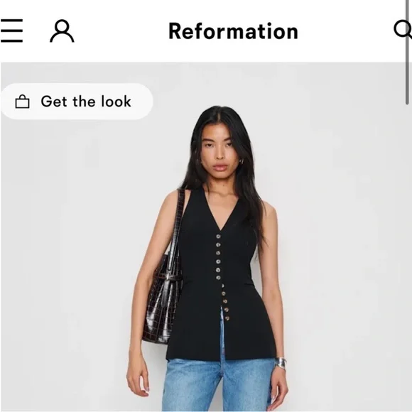 NWT • Rowe vest in black - size 4 - Picture 4 of 9